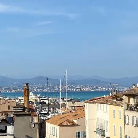 06m - Old Beautiful Duplex Terrace With Sea View أنتيب